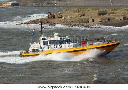 Pilot Boat In A Storm