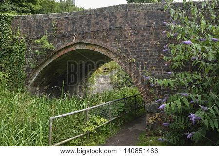 Bourne Lock Bridge east of Brimscombe Port Thames & Severn Canal Gloucestershire
