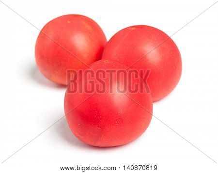 Tomatoes isolated on white background