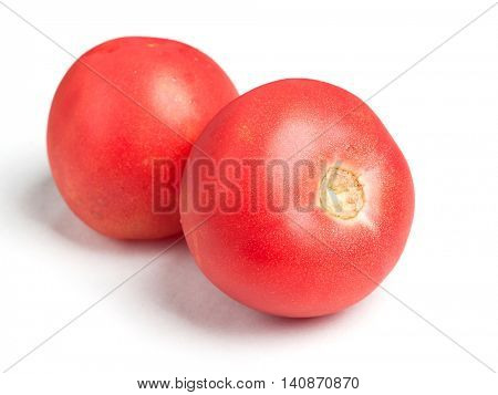 Tomatoes isolated on white background