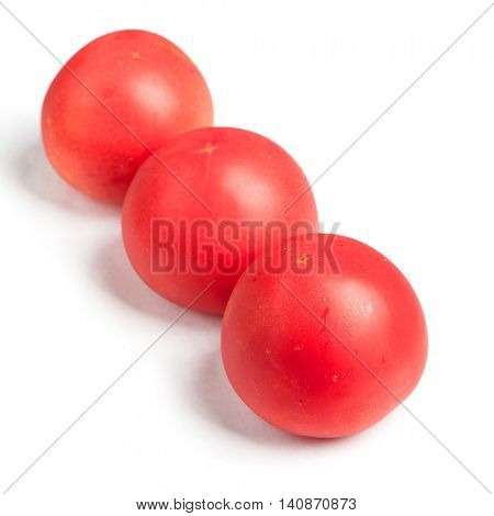 Tomatoes isolated on white background