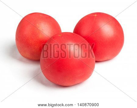 Tomatoes isolated on white background