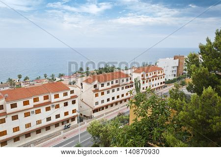 Views of Santa Pola. It is a coastal town located in the comarca of Baix Vinalopo in the Valencian Community Alicante Spain by the Mediterranean Sea.