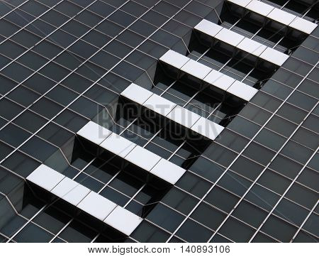 modern architecture - the building of a skyscraper