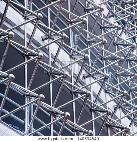 modern architecture - the building of a skyscraper