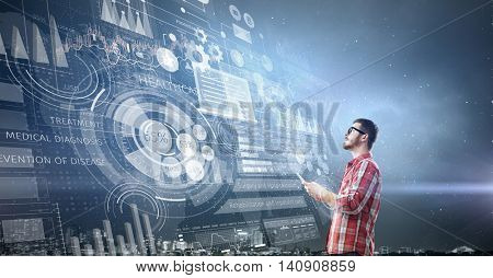 Innovative technologies for your device . Mixed media