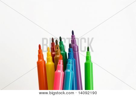 penna colori isolata on white background