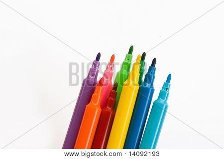 penna colori isolata on white background