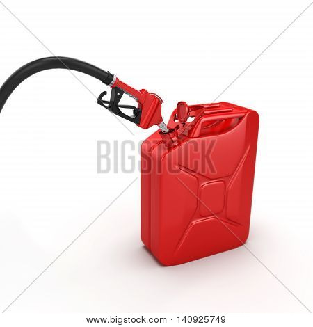 3D Rendering Refueling Nozzle