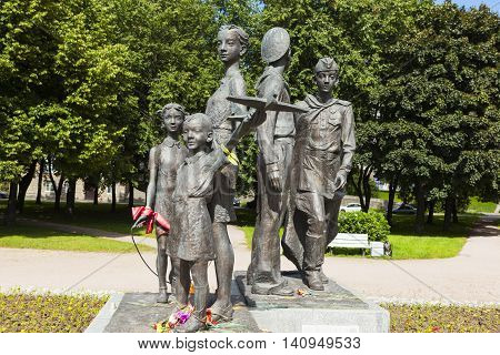 ST. PETERSBURG, RUSSIA - AUGUST 02, 2016: Photo of Monument 