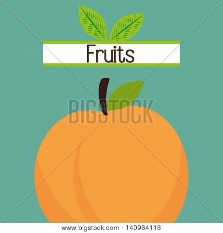 fruit fresh food icon vector illustration eps 10