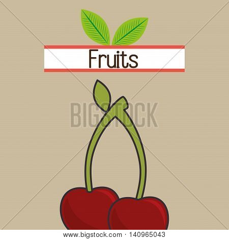fruit fresh food icon vector illustration eps 10