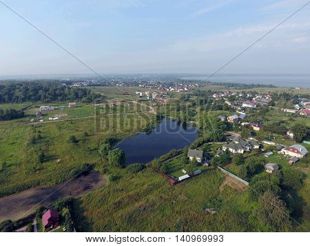 Aerial View Of Pereslavl-zalessky City, Yaroslavl Region, Russia