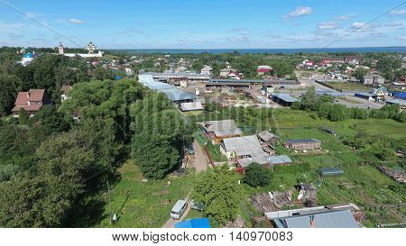 Aerial View Of Pereslavl-zalessky City, Yaroslavl Region, Russia