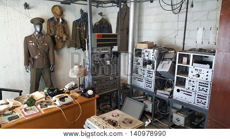 KGB Radio Center in Viru Hotel, Tallinn, Estonia