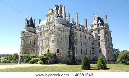 Chateau du Brissac, Loire Valley, France, Europe