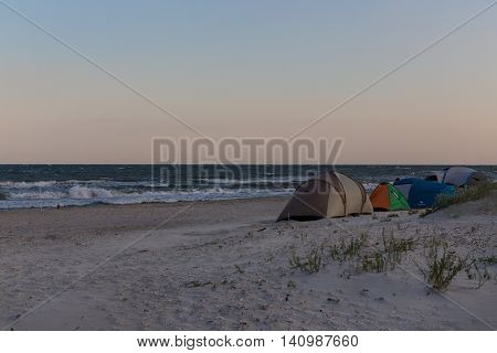 Amazing sunrise / sunset on sea.  Romania