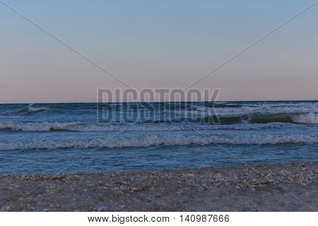 Amazing sunrise / sunset on sea.  Romania