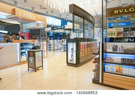 KUALA LUMPUR, MALAYSIA - CIRCA MAY, 2016: a store at Kuala Lumpur International Airport. Kuala Lumpur International Airport (KLIA) is Malaysia's main international airport 