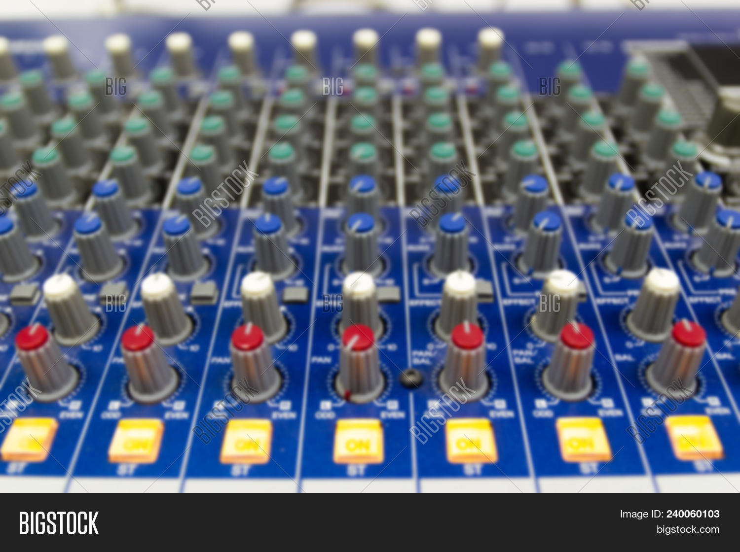 Closeup Mixing Console Image & Photo (Free Trial) | Bigstock