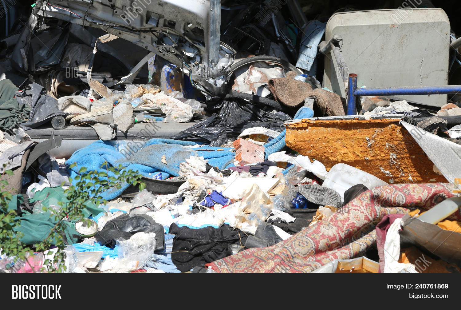 Garbage Rags Pile Rags Garbage Image & Photo (Free Trial) | Bigstock