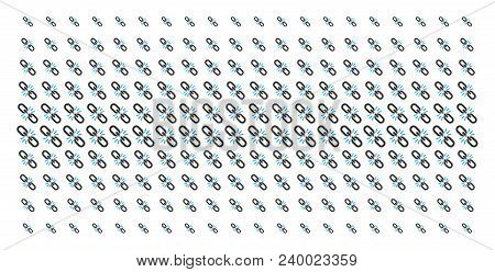 Break Chain Link Icon Halftone Pattern, Constructed For Backgrounds, Covers, Templates And Abstracti