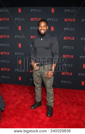 LOS ANGELES - MAY 6:  Coley Mustafa Speaks at the Netflix FYSEE Kick-Off Event at Raleigh Studios on May 6, 2018 in Los Angeles, CA