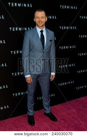 LOS ANGELES - MAY 8:  Simon Pegg at the 