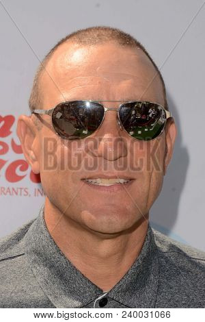 LOS ANGELES - MAY 7:  Vinnie Jones at the 11th Annual George Lopez Foundation Celebrity Golf Tournament at the Lakeside Golf Club on May 7, 2018 in Burbank, CA