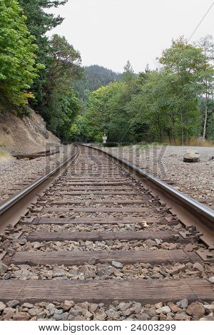 Chemin de fer voies Vertical