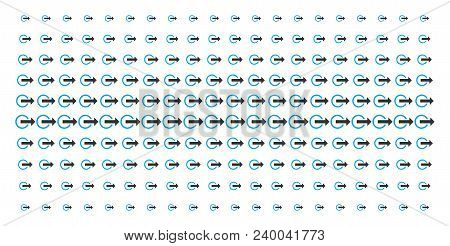 Logout Icon Halftone Pattern, Designed For Backgrounds, Covers, Templates And Abstraction Effects. V