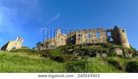 The Ruins Of The Fortress In Southern Italy, In The Picturesque Town Of Santa Maria Del Cedro, The R