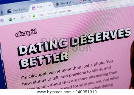 Ryazan, Russia - May 08, 2018: Okcupid Website On The Display Of Pc, Url - Okcupid.com