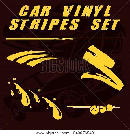 Car Vinyl Stripes Set 21.eps