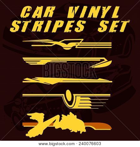 Car Vinyl Stripes Set 27.eps