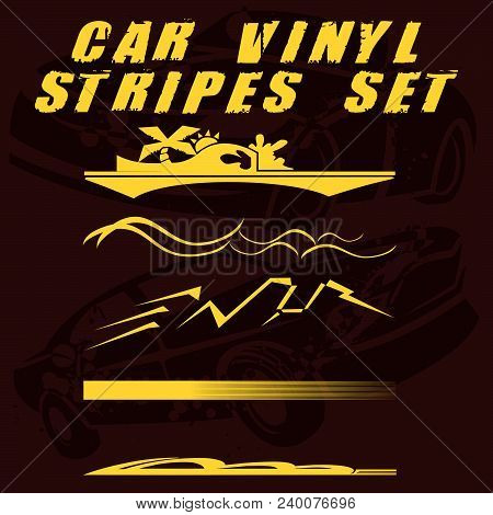 Car Vinyl Stripes Set 35.eps