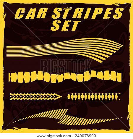 Car Vinyl Stripes Set 53.eps
