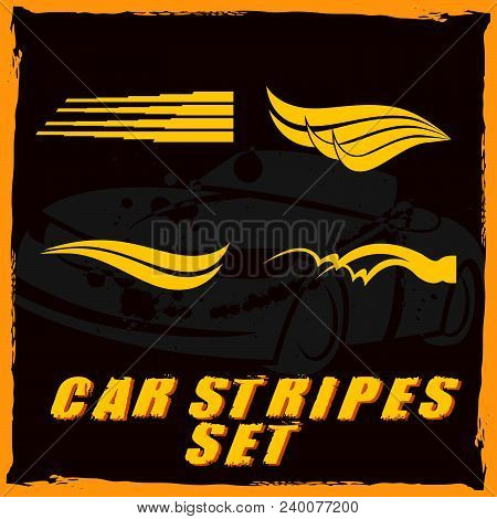 Car Vinyl Stripes Set 80.eps