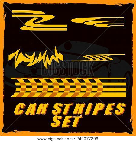 Car Vinyl Stripes Set 81.eps