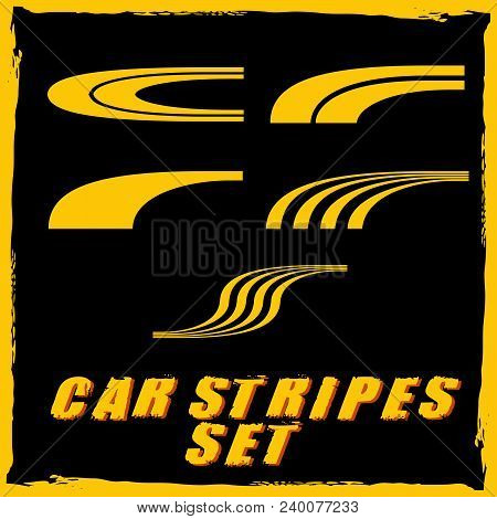 Car Vinyl Stripes Set 84.eps