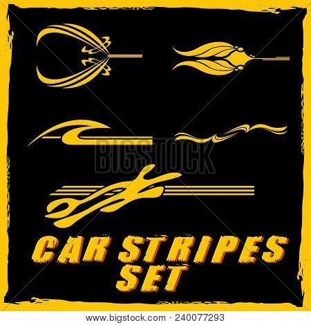 Car Vinyl Stripes Set 87.eps