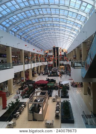 Dubai, Uae - Feb 14: Dragon Mart In Dubai, Uae, As Seen On Feb 14, 2018. The 1.2 Km-long Dragon Mart