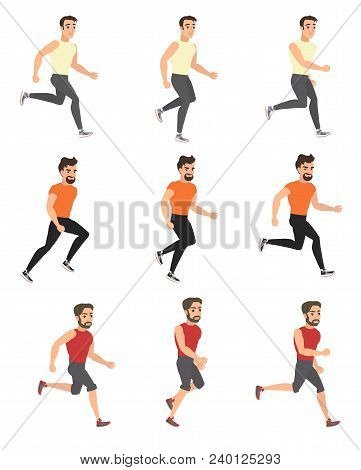 People Are Engaged In Running And Train To Participate In The Marathon