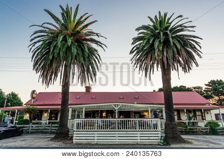 Tarwin Lower, Australia - January 27, 2018: Riverview Hotel Is A Country Pub In The South Gippsland 