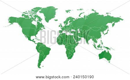 Land Map Silhouette Geography Earth Worldwide Global