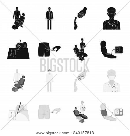 Intramuscular Injection, Prescription, Dentist, Blood Pressure Measurement. Medicineset Collection I