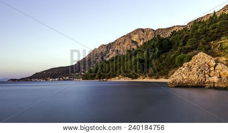 Croatian Sunset In Podgora, Makarska Riviera, Dalmatia, Croatia
