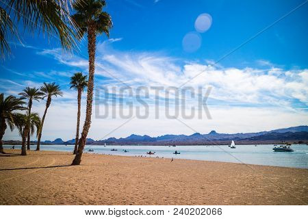 Beautiful Sunny Day On Lake Havasu, Arizona