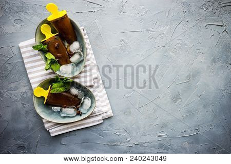 Coffee Lollypops With Mint