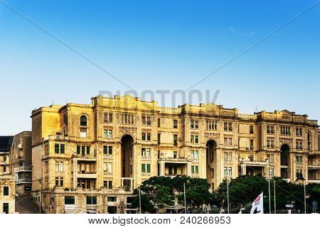TAS-SLIEMA, MALTA - June 28, 2017: Church of Our Lady of Mount Carmel